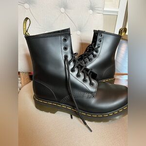 Dr. Martens 1460 combat boots. Ladies size 8.  Worn once.  Excellent condition